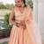 Coral Sand Silk Lehenga Set