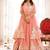 Peony Pink Cotton Embroidered Lehenga Set