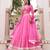 Pink Handwork Cotton Lehenga Set