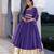 Purple Corallites Cotton Lehenga Set
