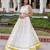 Sunstruck Yellow and White Cotton Lehenga Set
