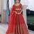 Merlot Red Cotton Lehenga Set