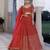 Merlot Red Cotton Lehenga Set