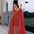 Merlot Red Cotton Lehenga Set