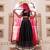 Blackened Pearl and Pink Cotton Lehenga Set