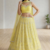 Elegant Yellow Embroidered Lehenga Choli Set with Net Dupatta