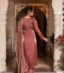 Rosegold handwork straight suit set