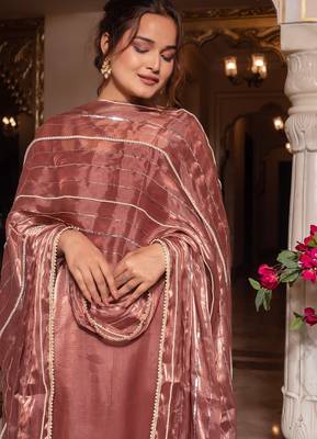 Rosegold handwork straight suit set 4