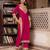 Pink rayon gotapatti straight suit set
