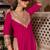 Pink rayon gotapatti straight suit set