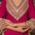 Pink rayon gotapatti straight suit set