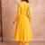 Yellow georgette gotapatti anarkali suit set