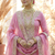 Pink Pure Silk kurta Palazzo and Dupatta Embroidered Work 3pc set