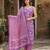 Anouk purple pure cotton straight regular kurta set