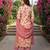 Anouk lima yellow and pink pure cotton straight regular kurta set