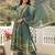 Anouk green pure cotton a-line regular kurta set
