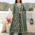 Anouk green pure cotton a-line regular kurta set