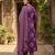 Anouk purple pure cotton a-line priencess cut kurta set