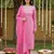 pink pure cotton straight regular kurta set