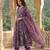 Anouk purple pure cotton anarkali angrakha kurta set