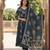 Anouk blue pure cotton anarkali regular kurta set