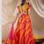 girls cotton blend sleeveless lehenga choli set with dupatta for girls (l-multikotafoil)