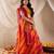 girls cotton blend sleeveless lehenga choli set with dupatta for girls (l-multikotafoil)