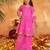 girls ethnic regular thread work kurta with sharara & with dupatta