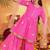 girls ethnic regular thread work kurta with sharara & with dupatta