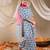 girls cotton 3/4th sleeves sweetheart neck lehenga choli with dupatta for girls