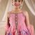 girls cotton blend sleeveless round neck lehenga choli set with dupatta for girls (sha-pinkbluekota)