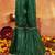 girls floral printed regular gotta patti kurta with sharara & dupatta