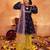 girls ethnic motifs embroidered regular thread work kurta & palazzos with dupatta