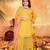 girls ethnic motifs embroidered angrakha thread work kurta & sharara with dupatta