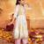 girls ombre printed empire gotta patti kurta with trousers