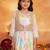 girls ombre printed empire gotta patti kurta with trousers