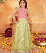 girls lehenga choli with dupatta set