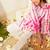 girls dyed regular pure cotton kurti with trousers