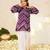 girls dyed regular pure cotton kurta with palazzos