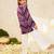girls dyed regular pure cotton kurta with palazzos