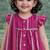 baby girl printed kurta pajama with dupatta set (ing-majentalurex)
