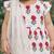 baby girls floral kurta set with dupatta (ing-whitebooti)