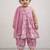 baby girl printed kurta pajama with dupatta set (ing-pinkpaan)
