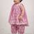 baby girl printed kurta pajama with dupatta set (ing-pinkpaan)
