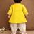 baby girl printed kurta pajama set (ing-yellowleh)