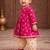 baby girl printed kurta pajama set (ing-ranibooti)