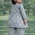 baby girl printed kurta pajama set (ing-bluebooti)