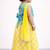baby girl printed lehenga choli with dupatta set (ing-lyellowfoil)