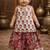 baby girl printed lehenga choli set (ing-lred)