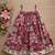 baby girl printed lehenga choli set (ing-lred)